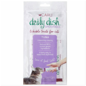 Caru Daily Dish Smoothie Tuna Lickable Cat Treats, 2 oz - Mutts & Co.