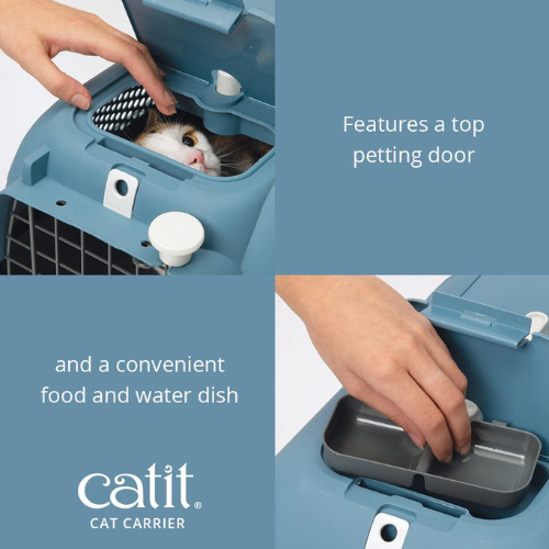 Catit Cat Carrier Blue-Grey