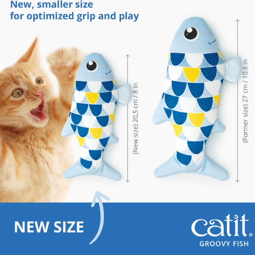 Catit Groovy Fish Catnip Cat Toy