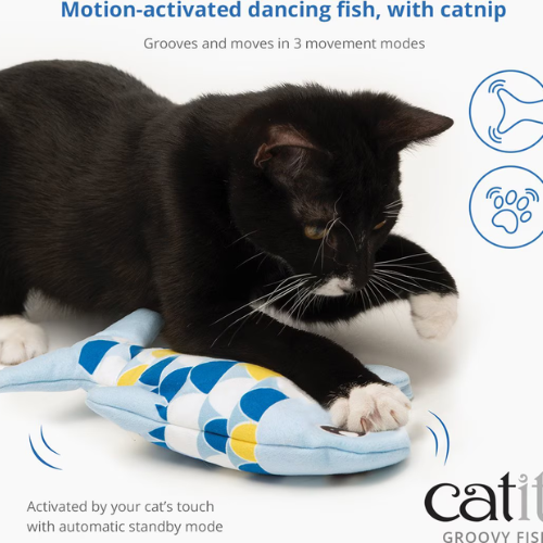 Catit Groovy Fish Catnip Cat Toy