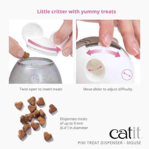 Catit PIXI Cat Treat Dispenser Mouse