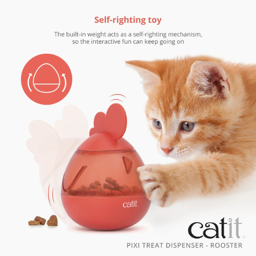 Catit PIXI Cat Treat Dispenser Rooster