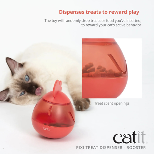 Catit PIXI Cat Treat Dispenser Rooster