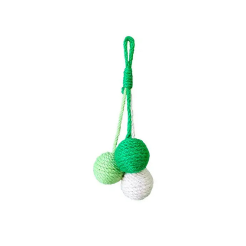 Cheerhunting Moo Interactive Rope Ball Sound Cat Toy