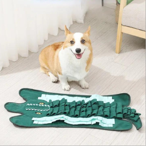 Cheerhunting Snuffy Crocodile Interactive Snuffle Feeding Mat For Dogs