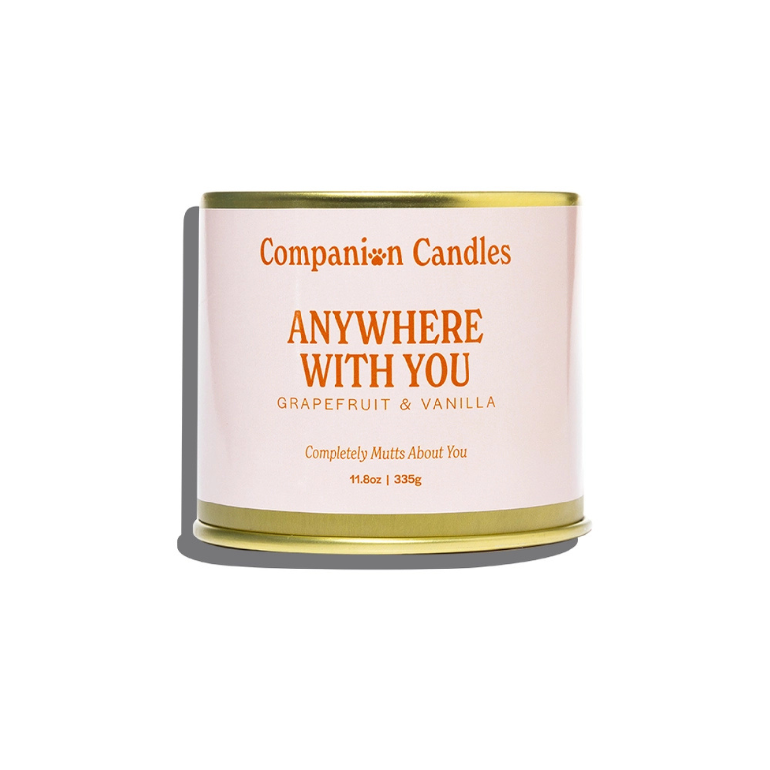 Companion Candles Pet-Safe Soy Candle Grapefruit & Vanilla