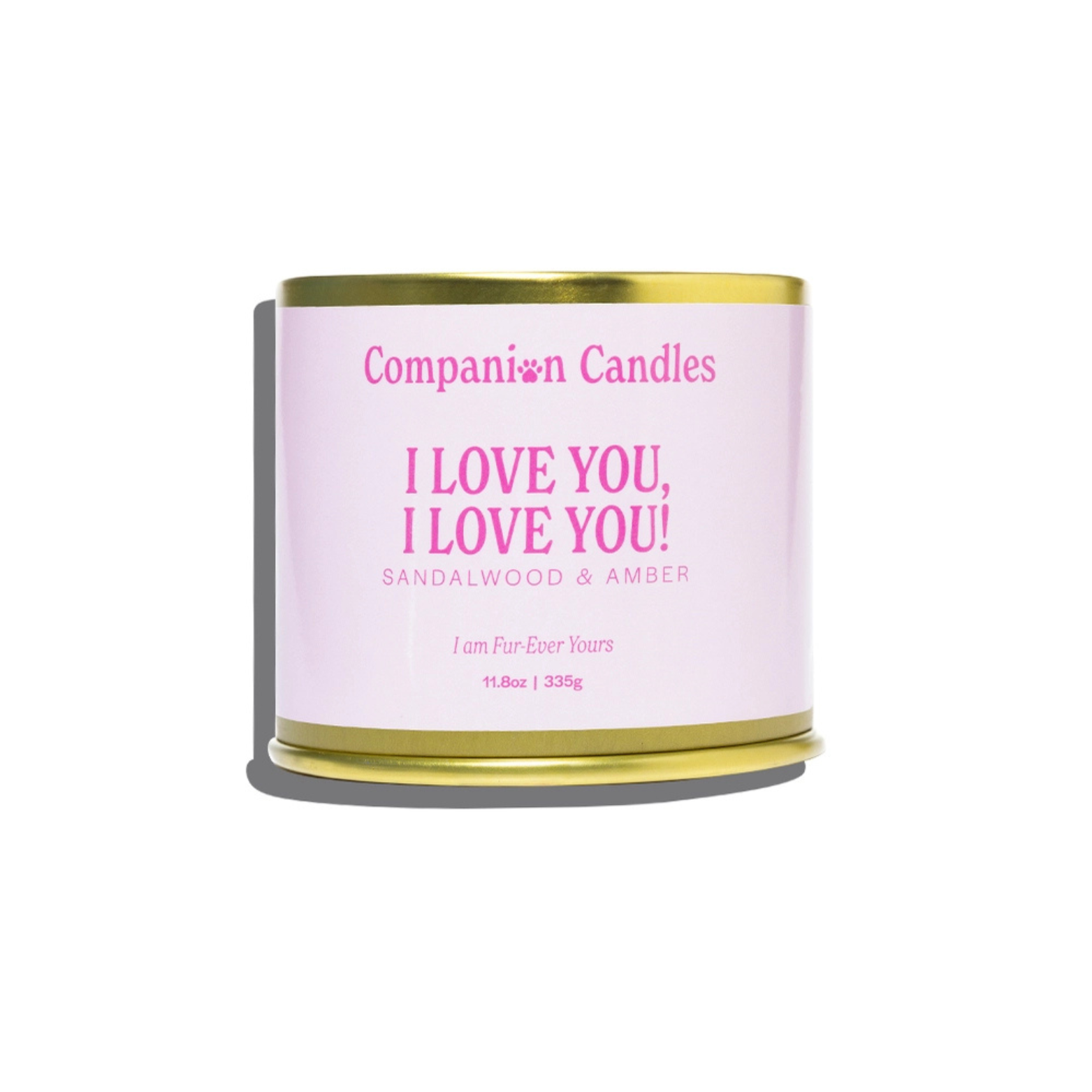 Companion Candles Pet-Safe Soy Candle Sandalwood & Amber