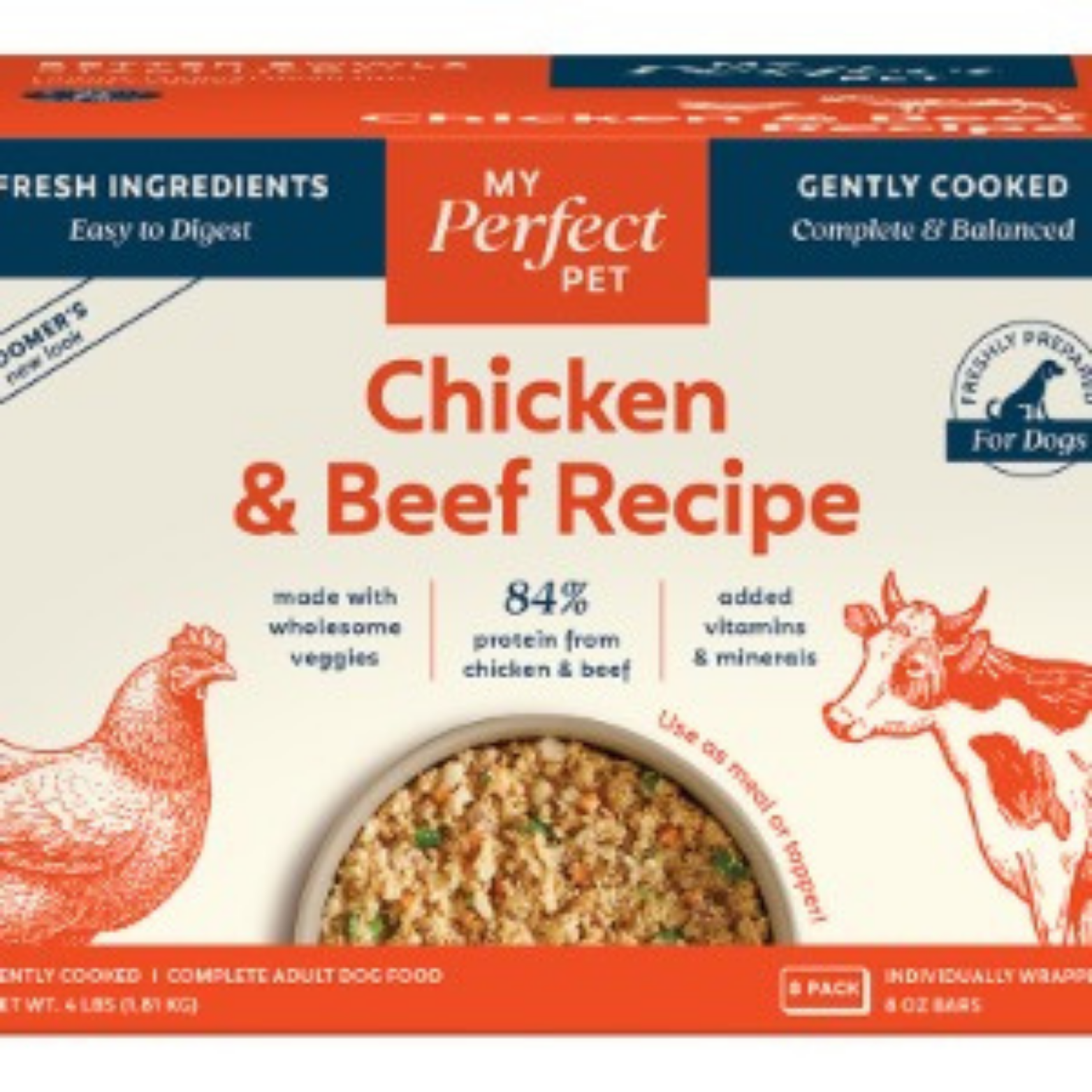 My Perfect Pet Boomer's Chicken & Beef Blend Gently Cooked Dog Food
