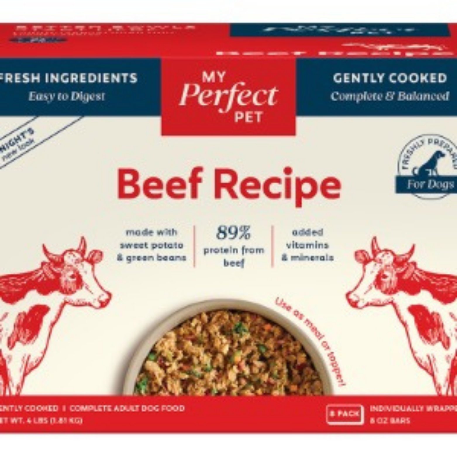 My Perfect Pet Knight's Beef & Vegetable Blend Gently Cooked Dog Food