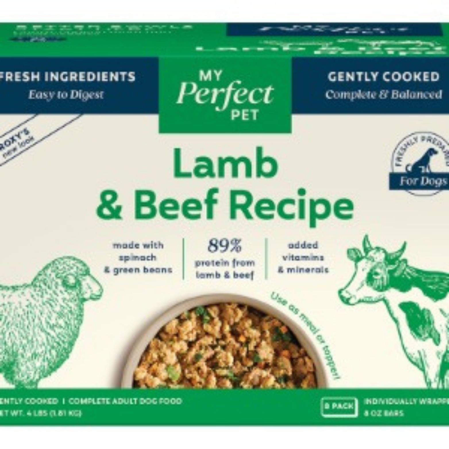 My Perfect Pet Roxy's Lamb & Beef Grain Free Blend Gently Cooked Dog Food