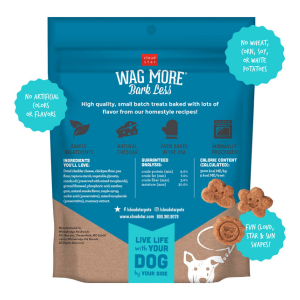 Cloud Star Wag More Bark Less Grain-Free Soft & Chewy with Smooth Aged Cheddar Dog Treats 5 oz