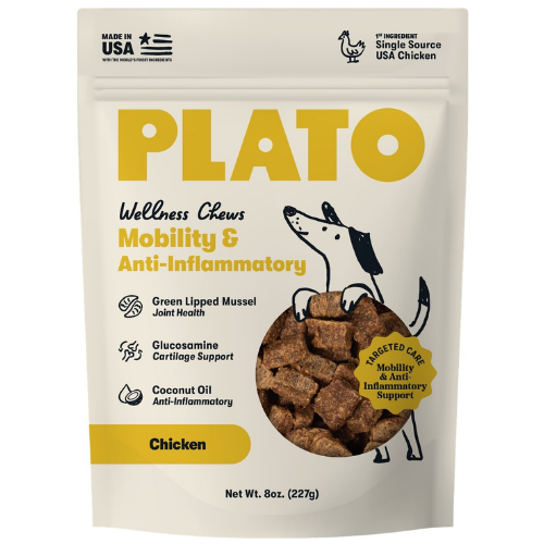 Plato Mobility & Anti-Inflammatory Jerky Supplement for Dogs