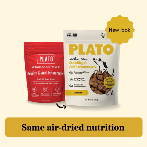 Plato Mobility & Anti-Inflammatory Jerky Supplement for Dogs