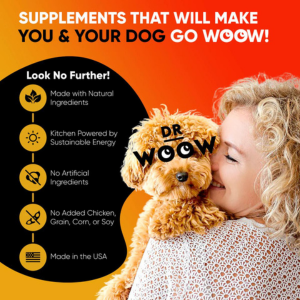 DR WOOW Duck Flavor Soft Chew Immune & Allergy Supplement for Dogs, 90 Count
