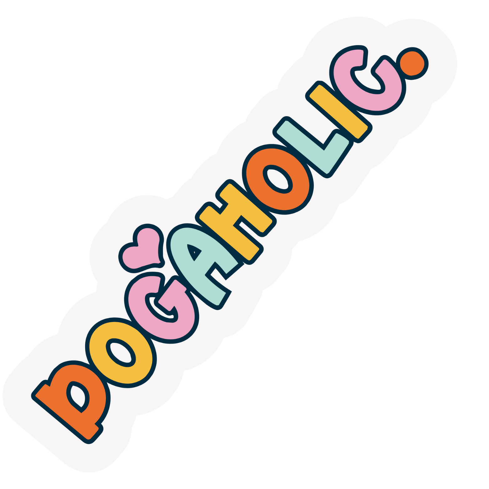 The Pet Foundry Dogaholic Vinyl Sticker