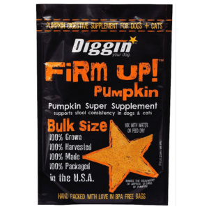 Diggin' Your Dog Firm Up! Pumpkin Super Dog & Cat Supplement 16 oz