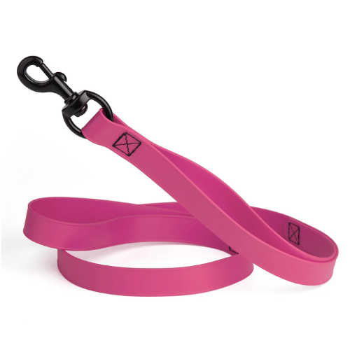 Dogline Biothane Waterproof Multi-Handle Dog 6' Lead Pink