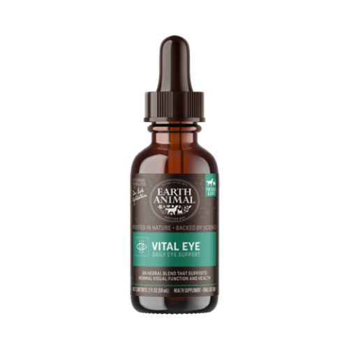 Earth Animal Dog Vital Eye Herbal Liquid Vision Supplement 2oz