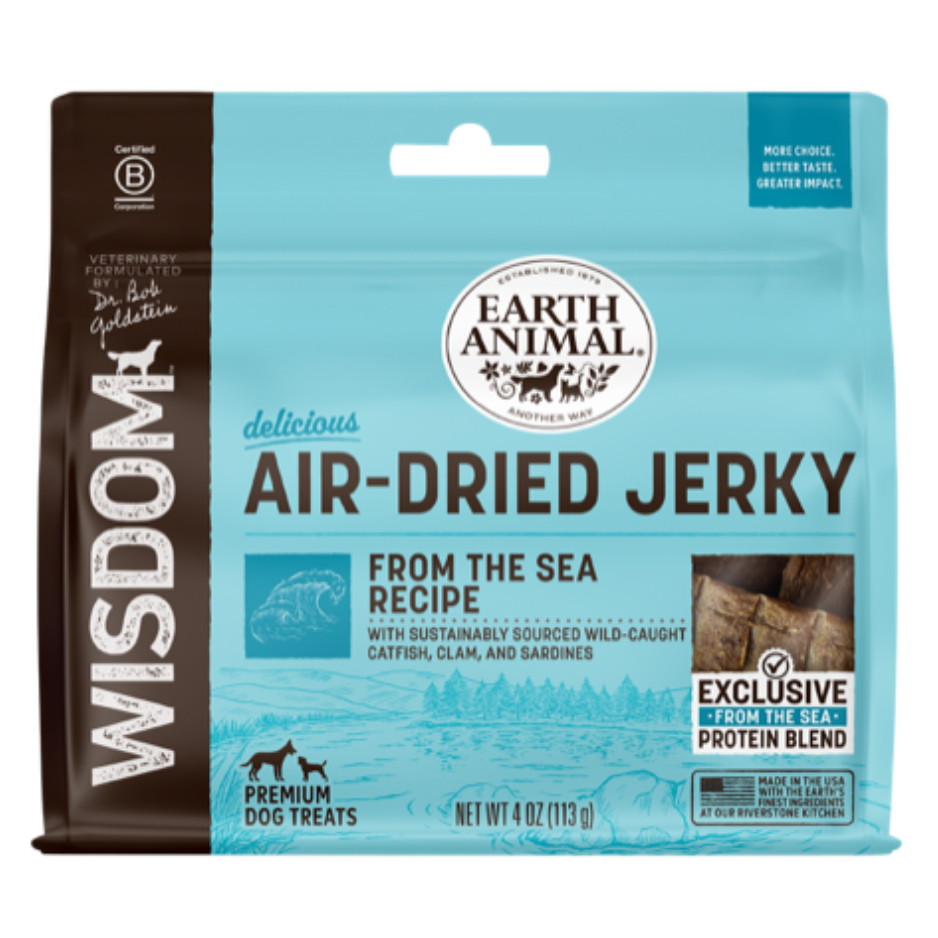 Earth Animal Wisdom Air-Dried Jerky for Dogs From the Sea