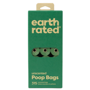 Earth Rated PoopBags Refill Pack 21 Rolls, 315ct Unscented