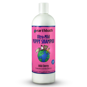 Earthbath Ultra Mild Puppy Shampoo Wild Cherry for Dogs, 16-oz bottle
