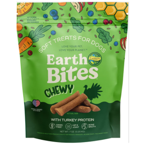 Earthborn Holistic Grain Free EarthBites Turkey Soft & Chewy Treats For Dogs 7oz - Mutts & Co.