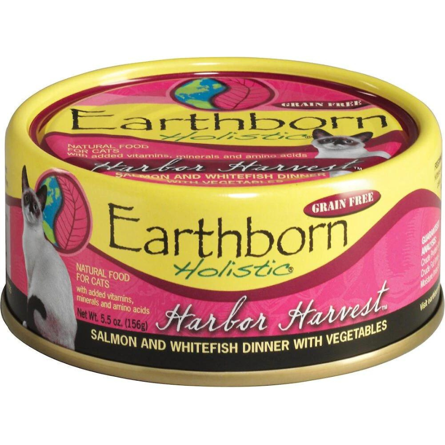 Earthborn Holistic Harbor Harvest Grain-Free Natural Canned Cat & Kitten Food - Mutts & Co.