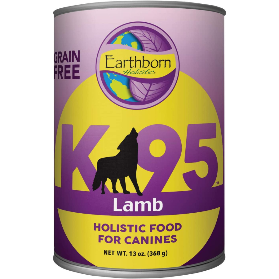Earthborn Holistic K95 95% Real Lamb Grain-Free Dog Food, 13-oz