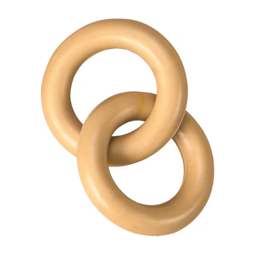 Ethical Pet SPOT Love the Earth Natural Rubber Double Ring Dog Toy, 5.5"