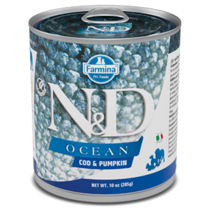 Farmina N&D Grain Free Ocean Cod & Pumpkin Formula Adult Canned Dog Food - Mutts & Co.