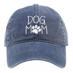 Fashion City Dog Mom Embroidered Cotton Baseball Cap Assorted Colors - Mutts & Co.