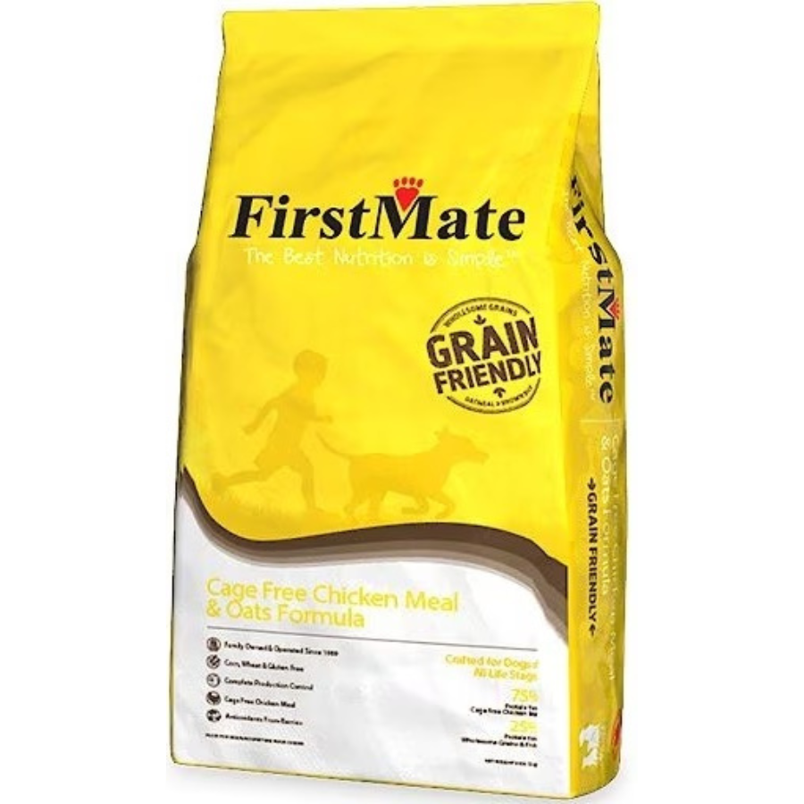FirstMate Grain Friendly Cage Free Chicken Meal & Oats Dry Dog Food