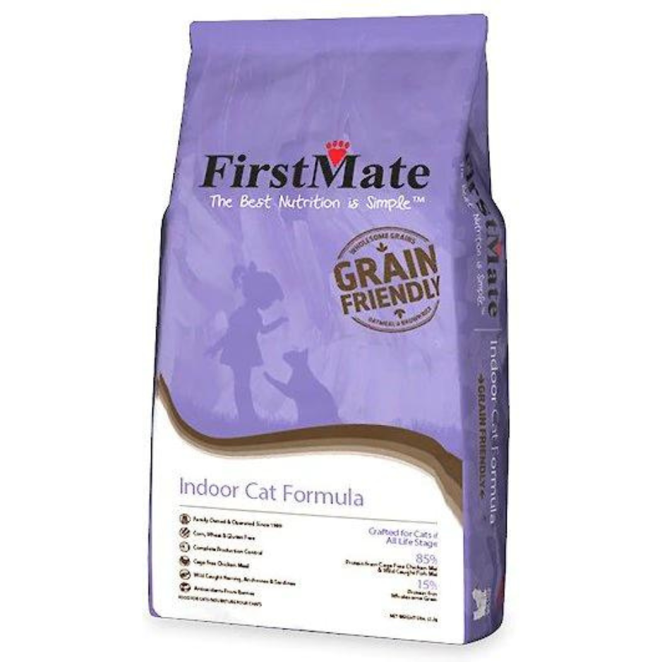 FirstMate Grain Friendly Indoor Formula Chicken & Ocean Fish Dry Cat Food