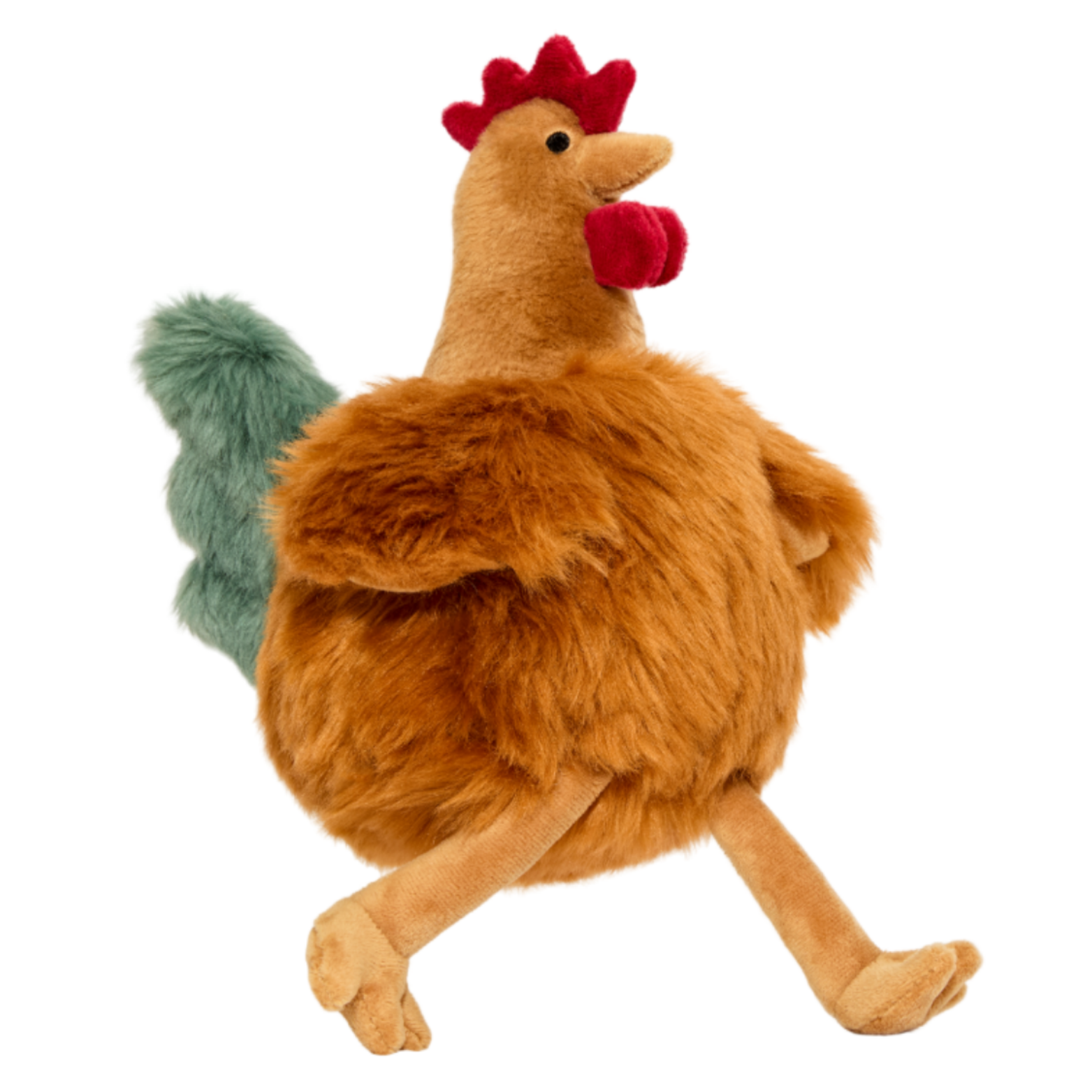 Plush Fluff & Tuff rooster toy on a white background