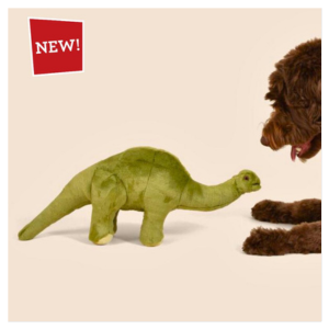 Fluff & Tuff Emily Brontosaurus 18" Plush Dog Toy