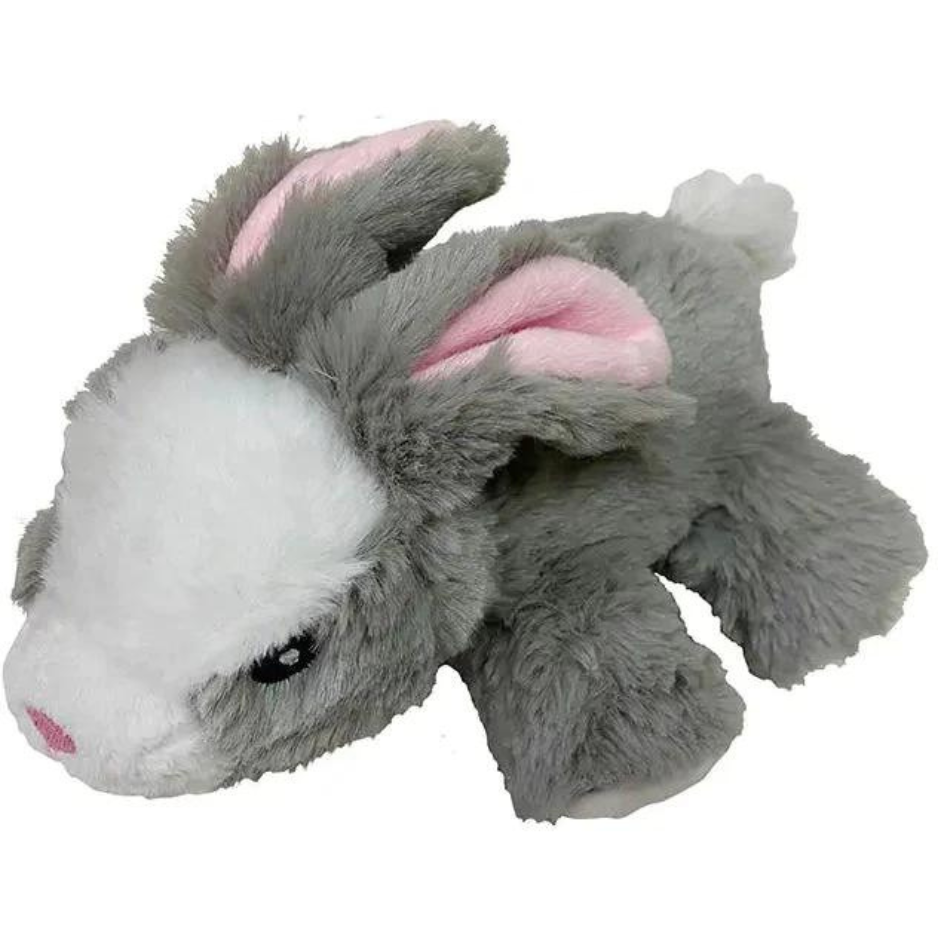 Furry Flingerz on Stick Rabbit Dog Toy