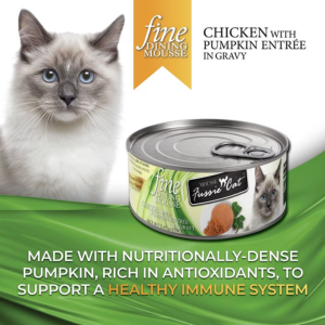 Fussie Cat Fine Dining Mousse Chicken With Pumpkin Wet Cat Food, 2.47-oz - Mutts & Co.