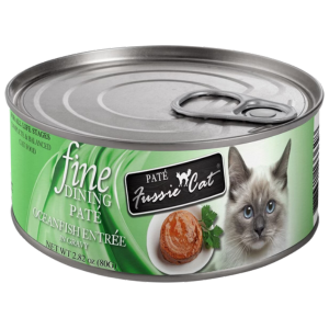Fussie Cat Fine Dining Pate Oceanfish Entree in Gravy Wet Cat Food, 2.82-oz - Mutts & Co.