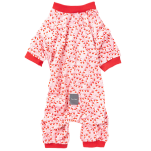 FuzzYard Candy Cane Pink Dog Pajamas - Mutts & Co.