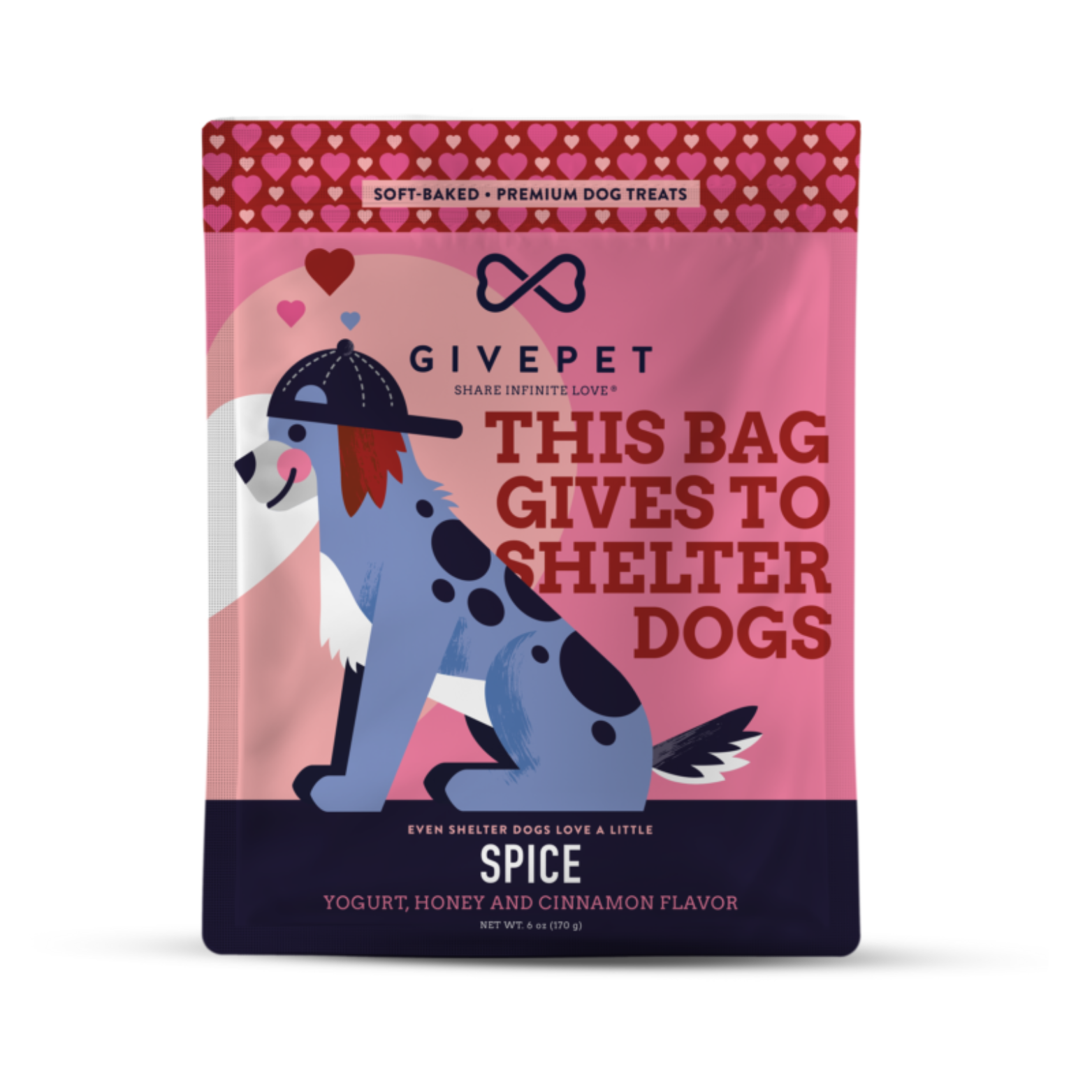 GivePet Valentine's Spice Soft-Baked Dog Treats, 6oz