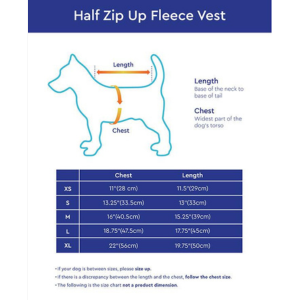 Gooby Half Zip-Up Fleece Vest Burgundy - Mutts & Co.
