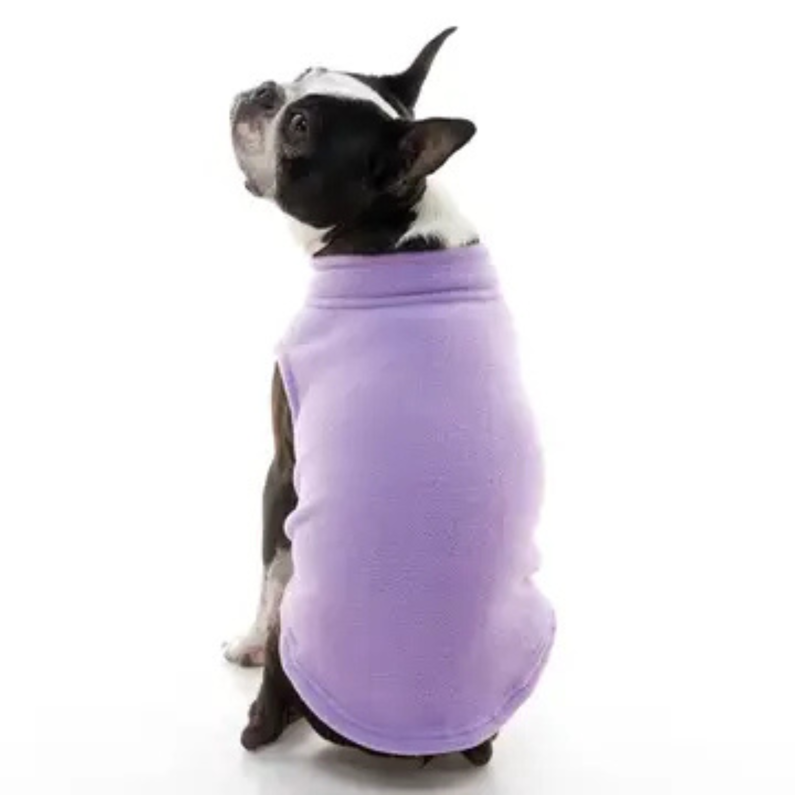 Gooby Stretch Fleece Dog Vest Lavender