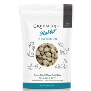 Green Juju Freeze-Dried Rabbit Training Bites Dog Treats - Mutts & Co.