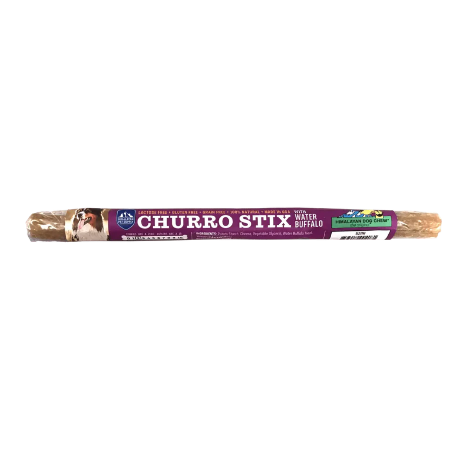 Himalayan Churro Water Buffalo Flavor 10" Single Dog Chew