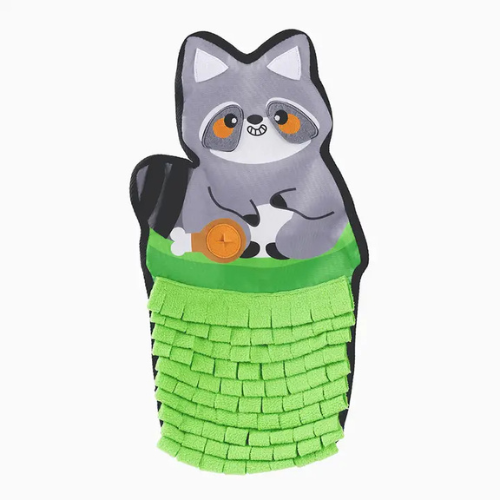 Hugsmart Pet Raccoon Buddies Snuffle Dog Mat