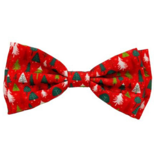 Huxley & Kent Christmas Trees Bow Tie For Dogs & Cats