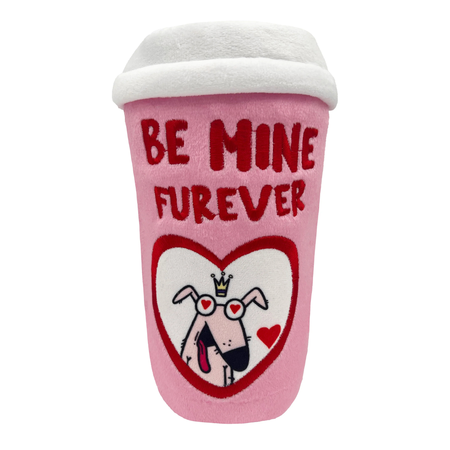 Huxley & Kent Valentine's Be Mine Furever Coffee Dog Toy