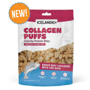 Icelandic+ Beef Collagen Puffs Bites with Cod Skin For Dogs