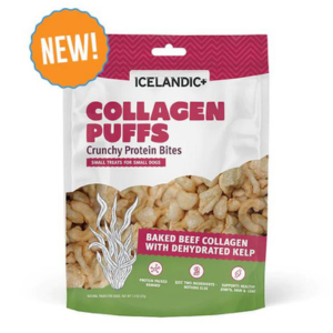 Icelandic+ Beef Collagen Puffs Bites with Kelp For Dogs