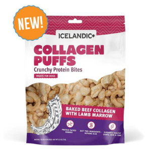 Icelandic+ Beef Collagen Puffs Bites with Lamb Marrow for Dogs - Mutts & Co.